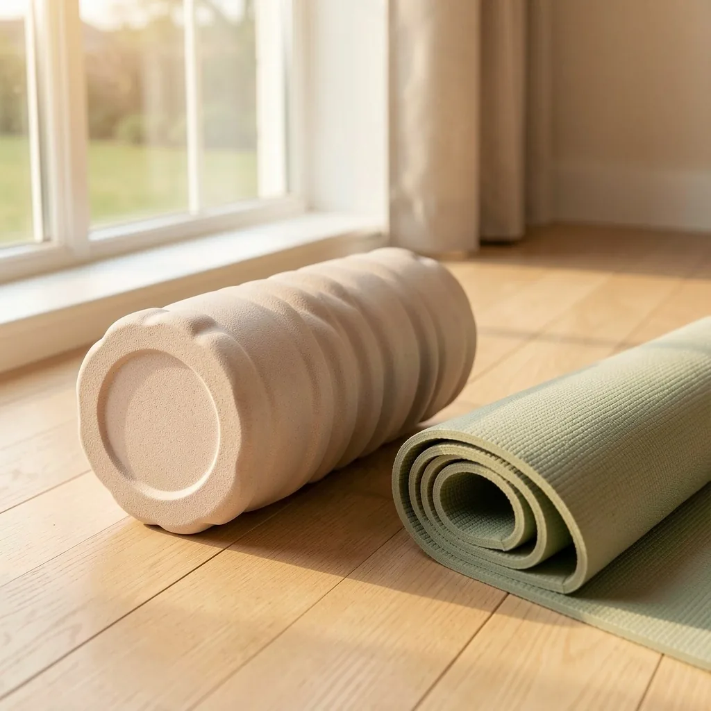 Soft foam roller and mat for gentle mobility